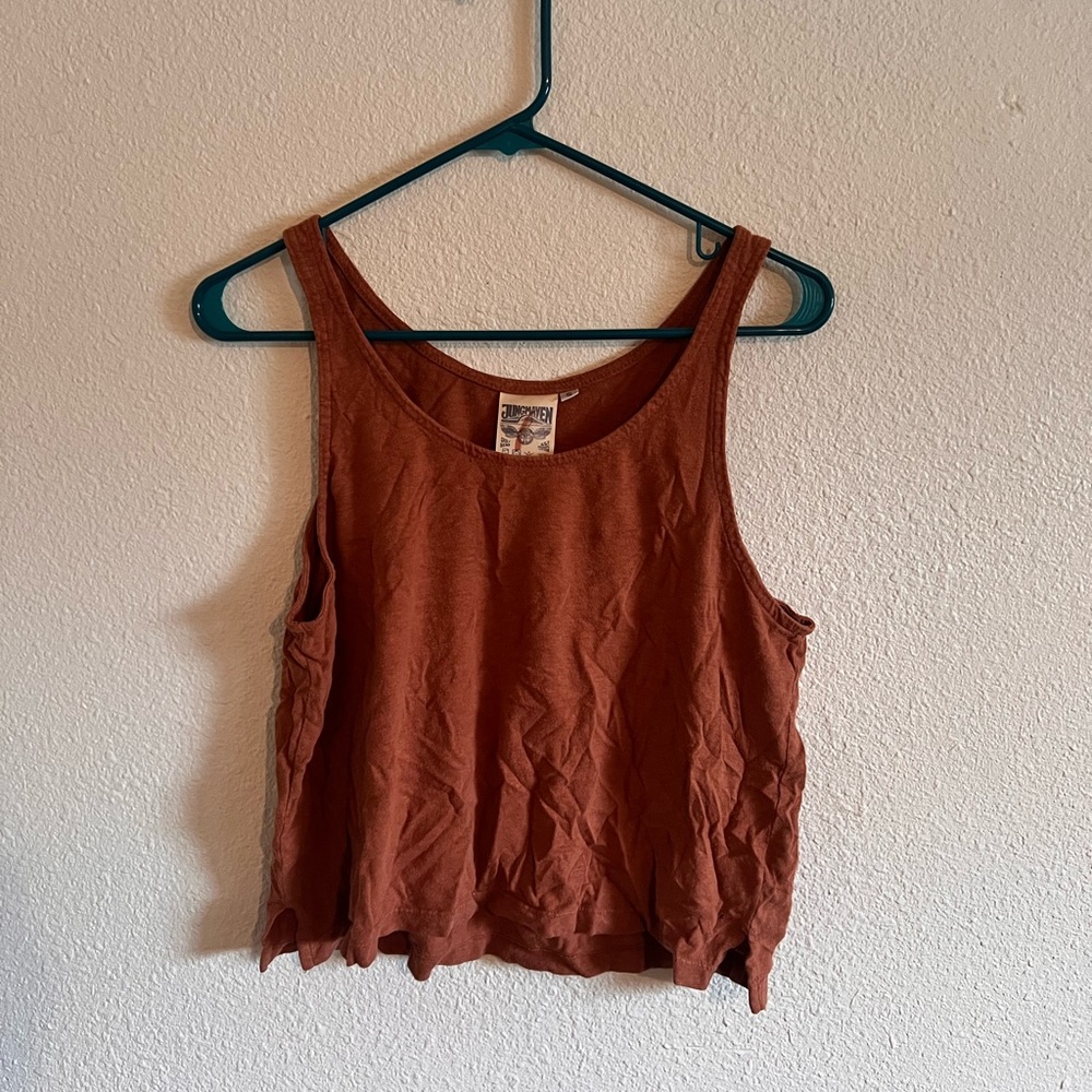Jungmaven light weight boxy tank top size small